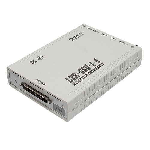 Single portable crate LCARD LTR-CEU-1-4