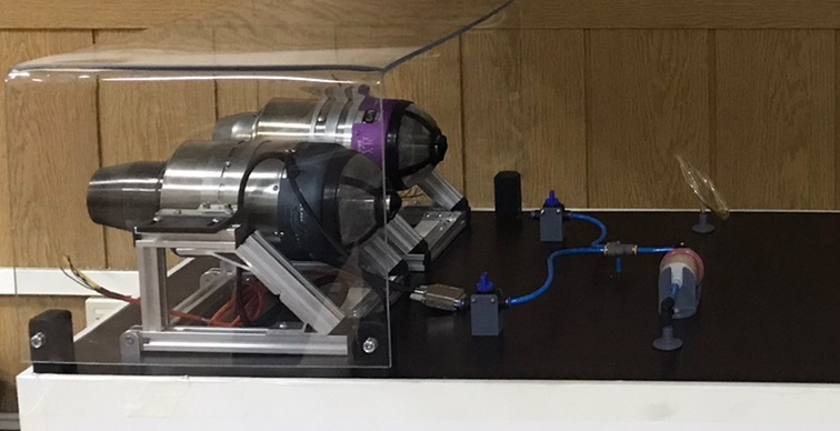 Оригинальный экспериментальный стенд по исследованию характеристик соударения капель жидкостей с твёрдыми частицами